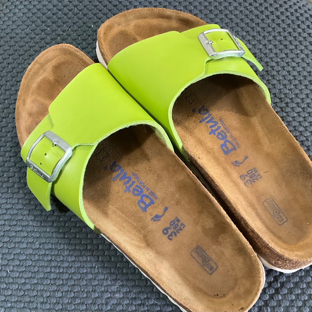 Lime Green Sandals
